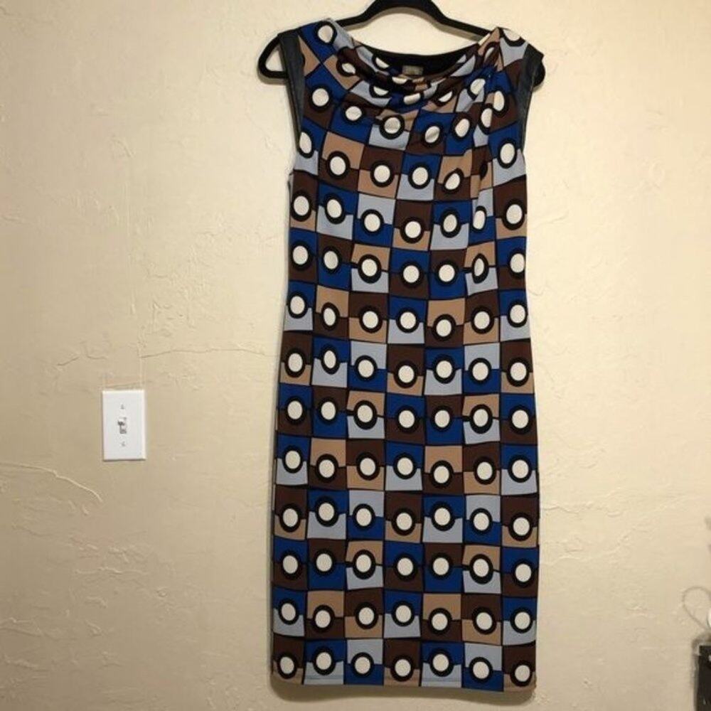 Anne Klein Womens Dress 8 Sleeveless Abstract
